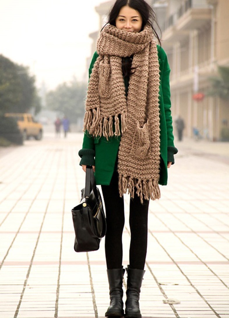 Модный зимний лук в стиле casual